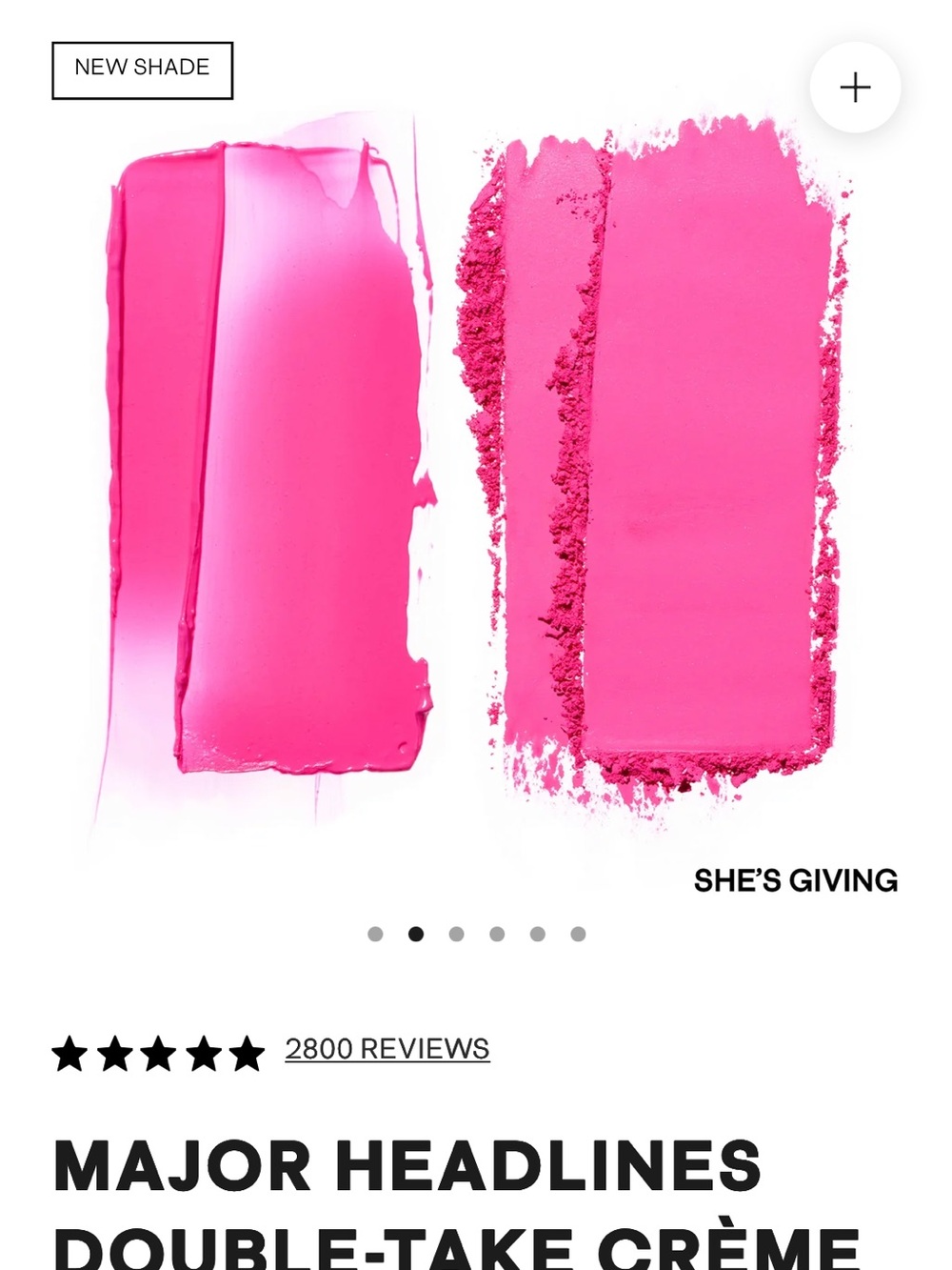 Patrick Ta Major Headlines Double-Take Crème Blush — Bright Pink - Picture 2 of 2